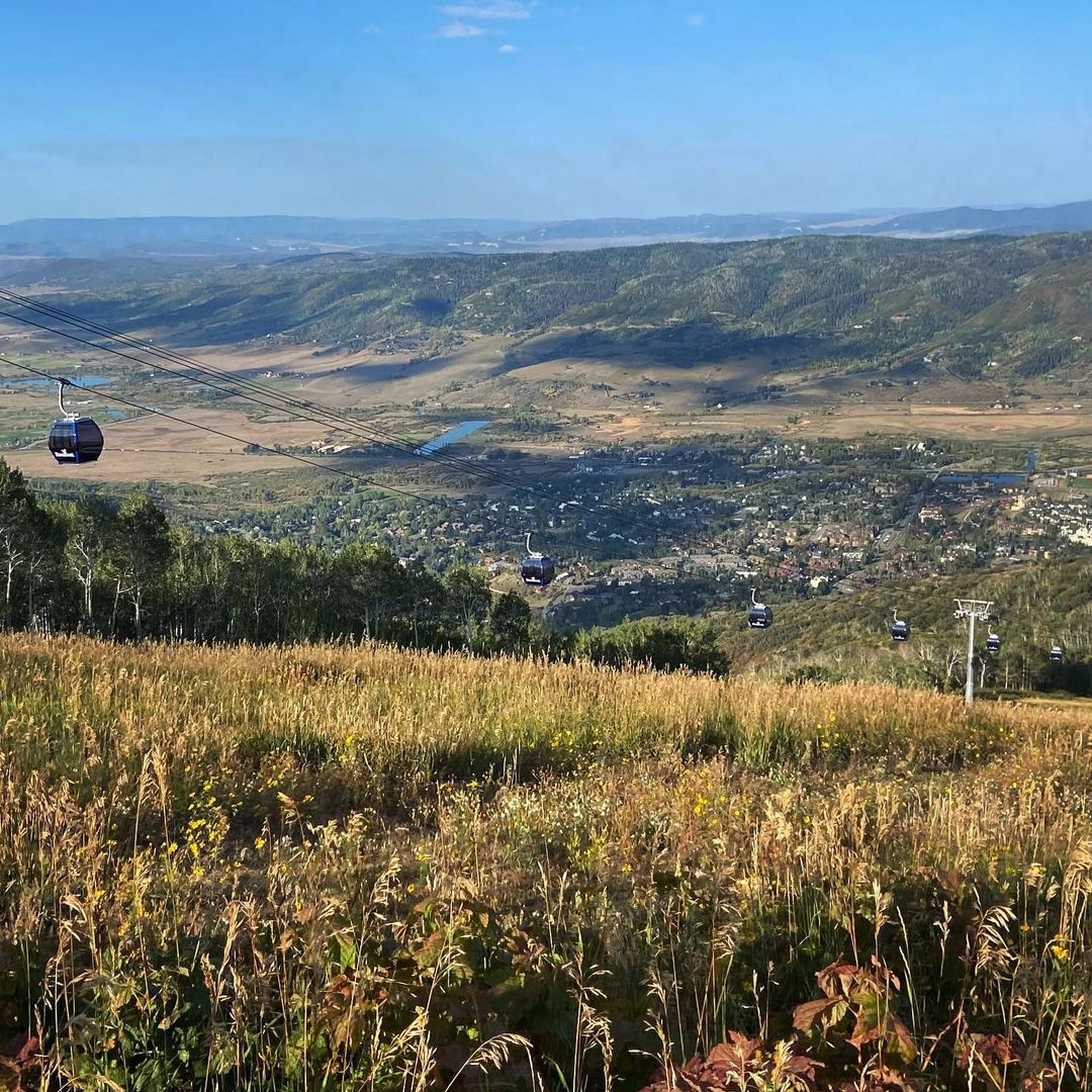 Steamboat Springs, CO from the first major ascent